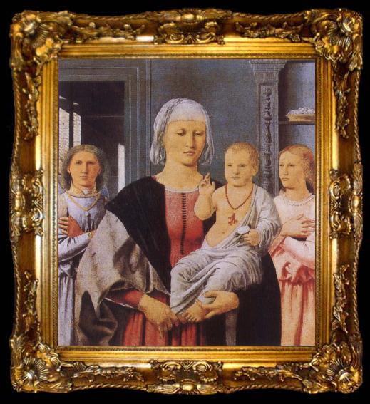 framed  Piero della Francesca Madonna of Senigallia, ta009-2